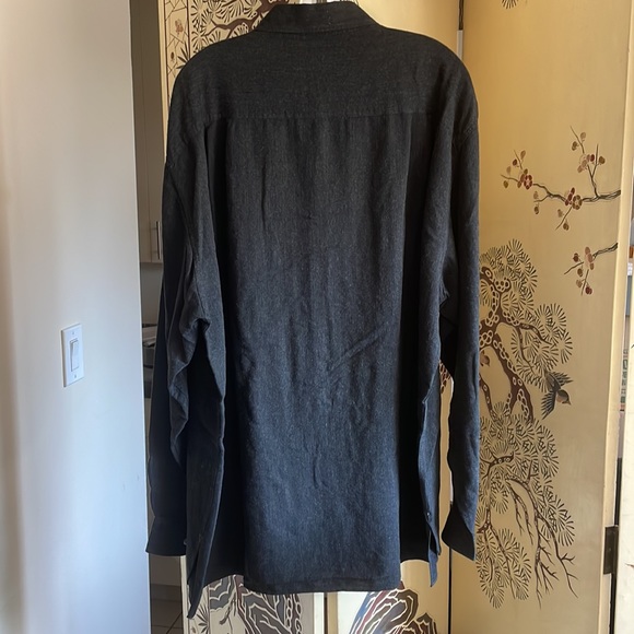 Zegna XXL Grey Long Sleeve Shirt - Picture 5 of 6